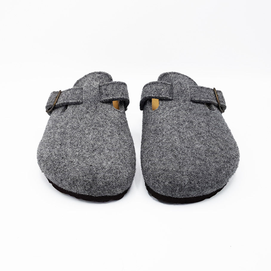 PANTOFOLA DONNA in LANA CON FIBBIA | Art. 611-D