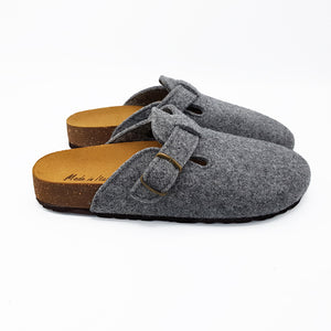 PANTOFOLA DONNA in LANA CON FIBBIA | Art. 611-D