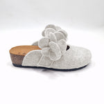Carica l&#39;immagine nel visualizzatore di Gallery, Pantofola DONNA in lana. Colori VARI con fiori | NEW23
