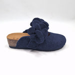 Carica l&#39;immagine nel visualizzatore di Gallery, Pantofola DONNA in lana. Colori VARI con fiori | NEW23
