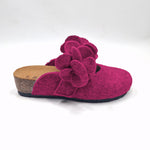 Load image into Gallery viewer, Pantofola DONNA in lana. Colori VARI con fiori | NEW23
