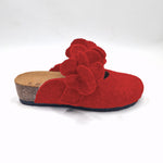 Load image into Gallery viewer, Pantofola DONNA in lana. Colori VARI con fiori | NEW23

