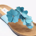 Load image into Gallery viewer, Ciabatta DONNA INFRADITO con FIORI applicati | Art. ELOISA
