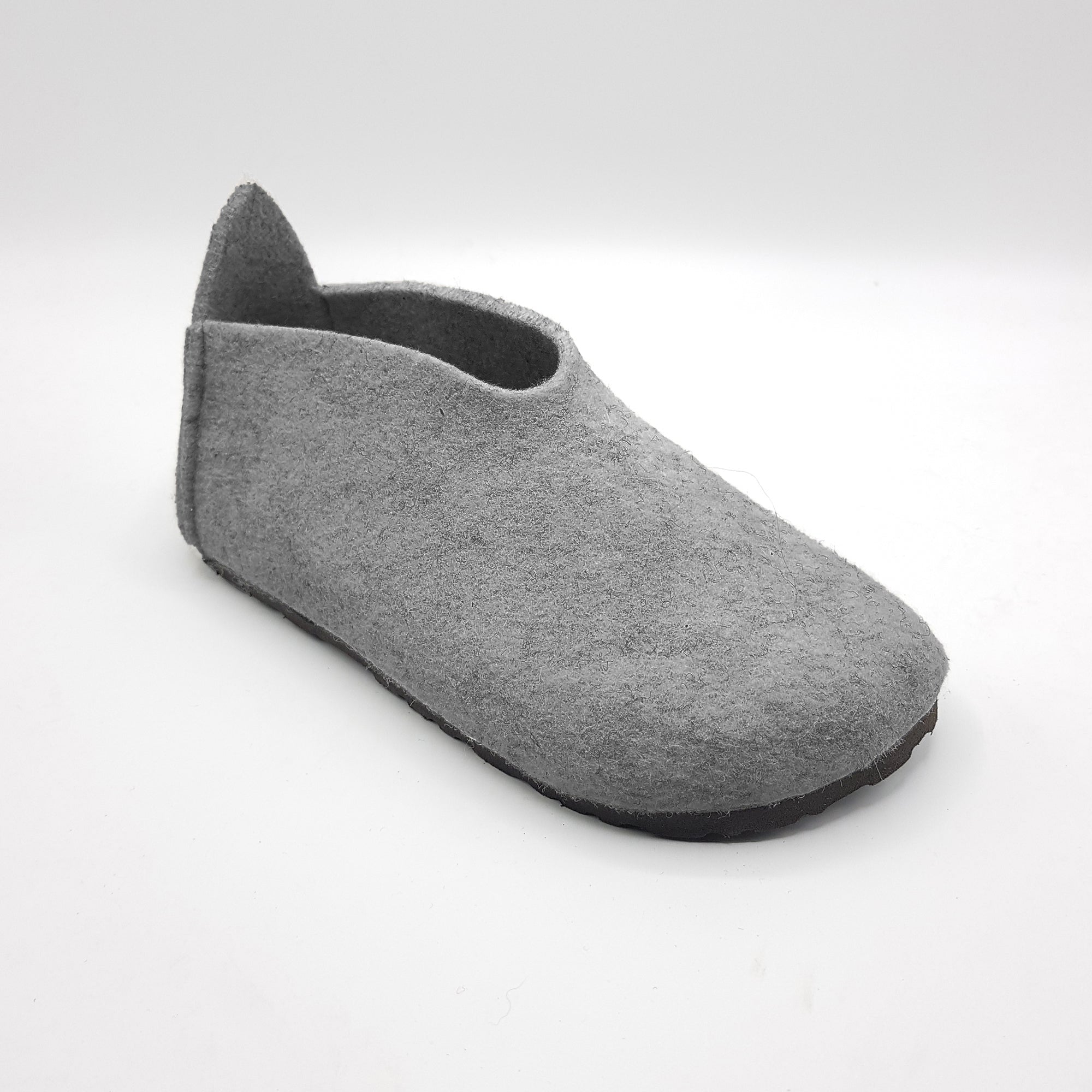 PANTOFOLA DONNA LANA GRIGIO