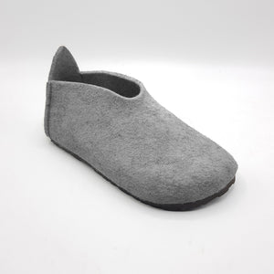 PANTOFOLA DONNA LANA GRIGIO